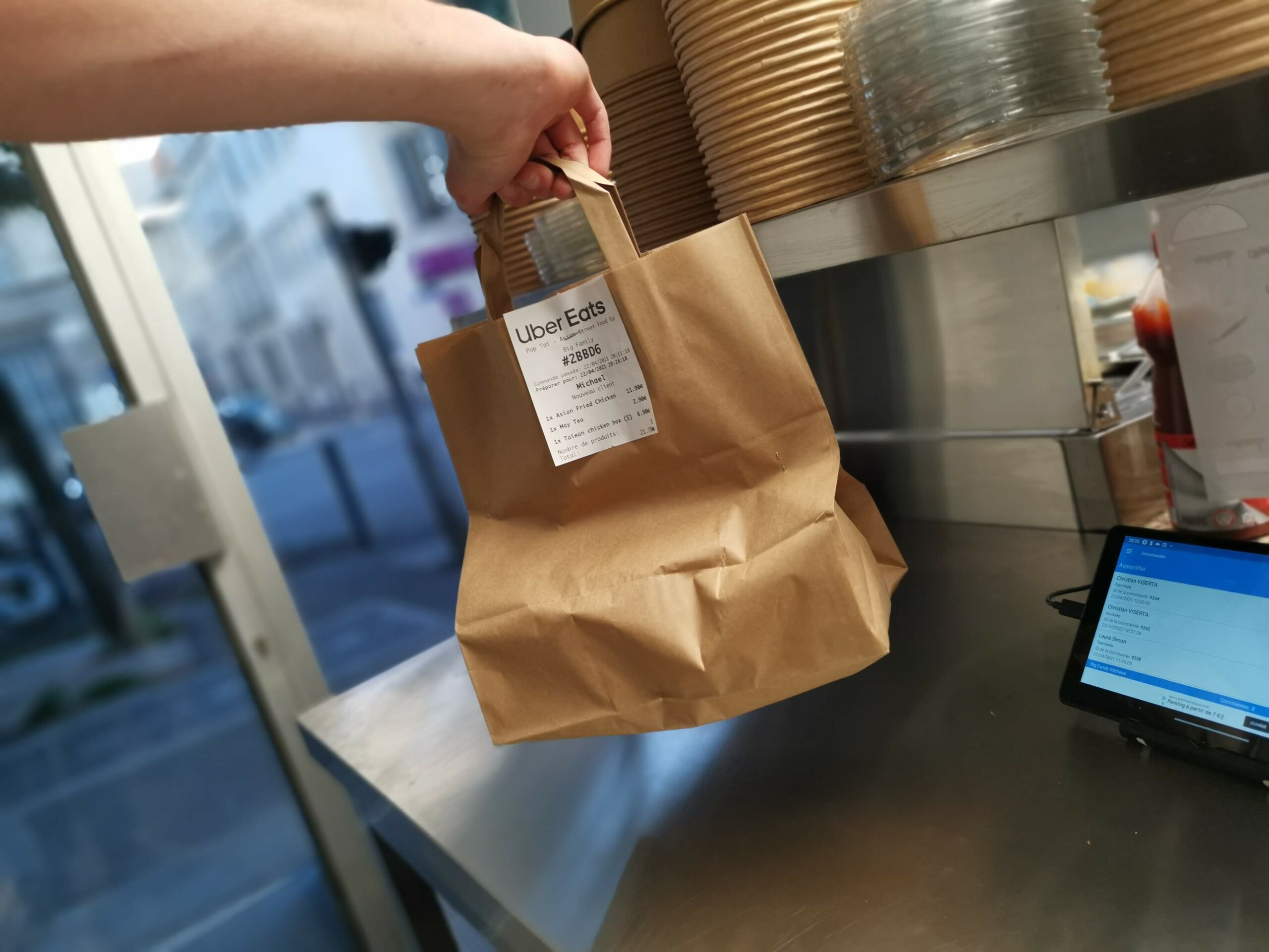 Premiere commande PopTaï Bao Burger Asian StreetFood à Marseille